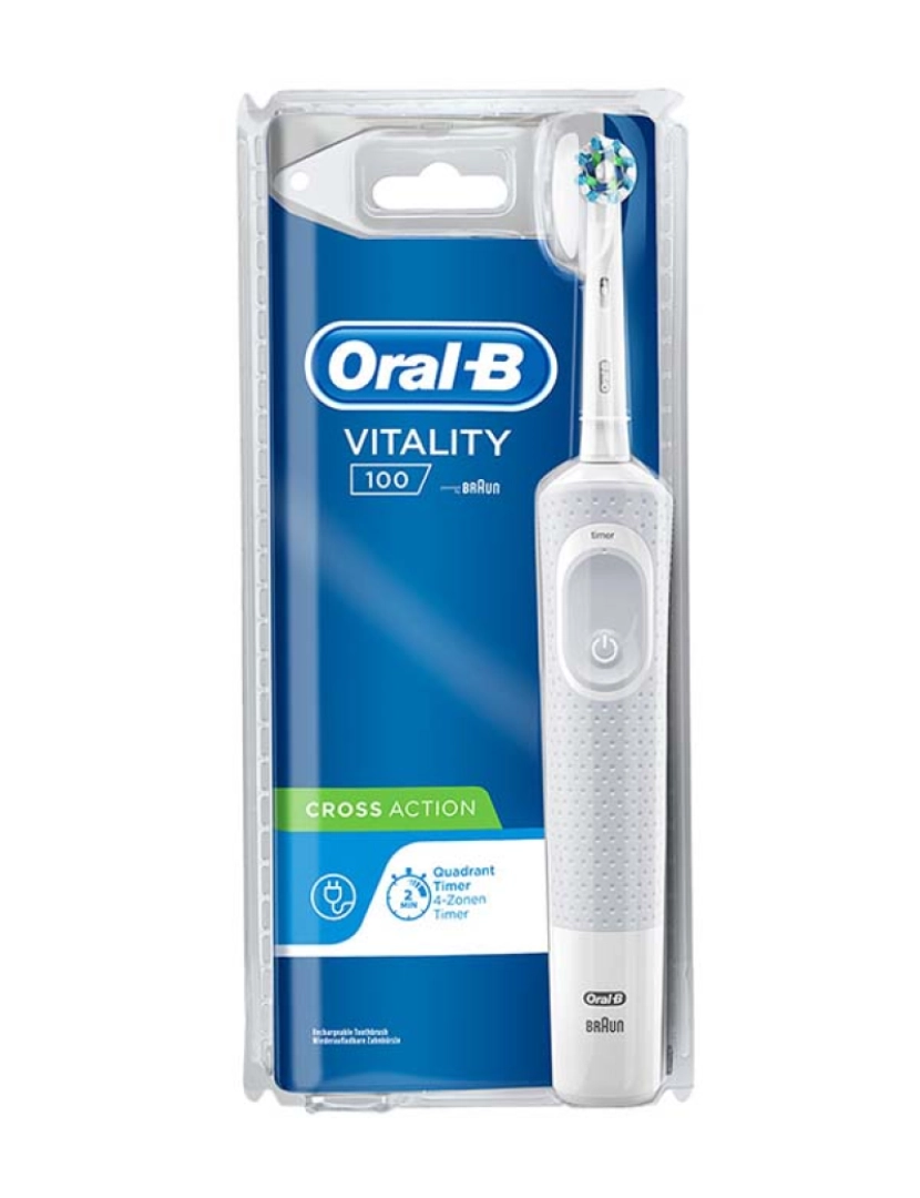 Oral-B - Vitality Cross Action White Electric Brush 1 Peça