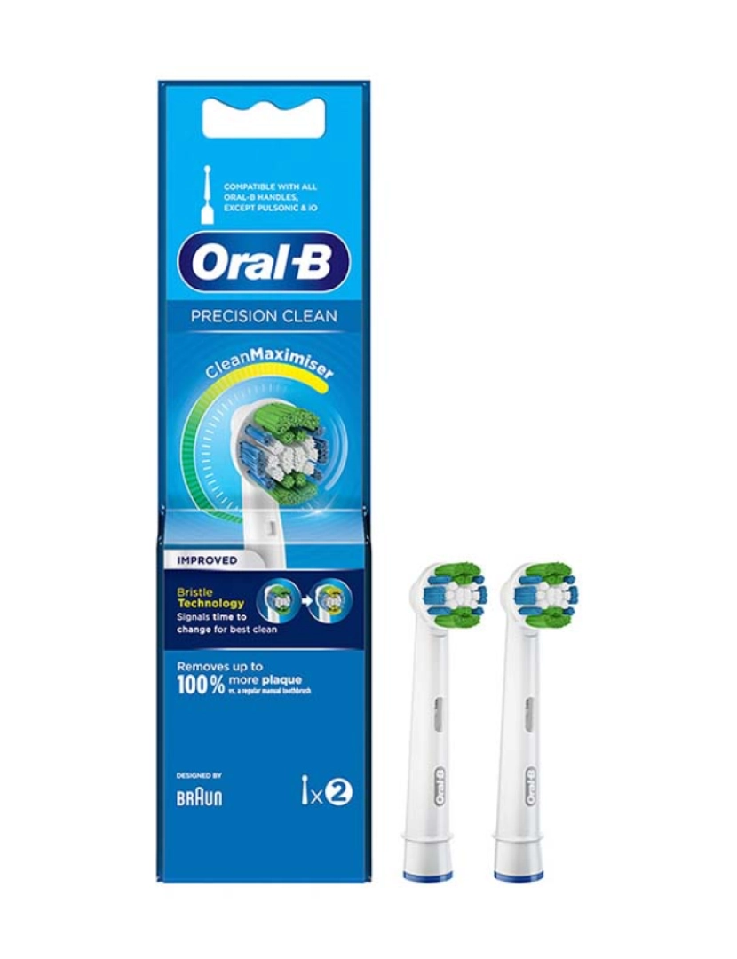 Oral-B - Cabeças Escova de Dentes Precision Clean 2Uds