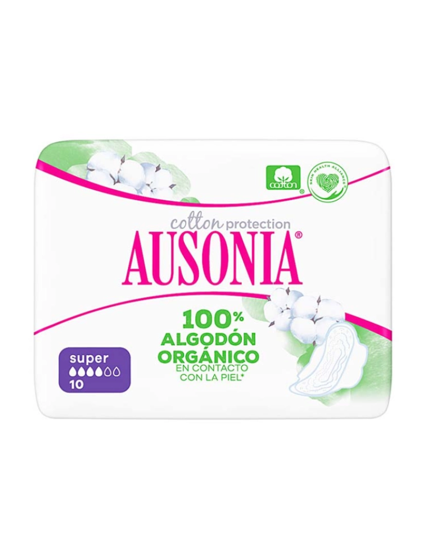 Ausonia - Pensos Super Alas Organic 10Uds