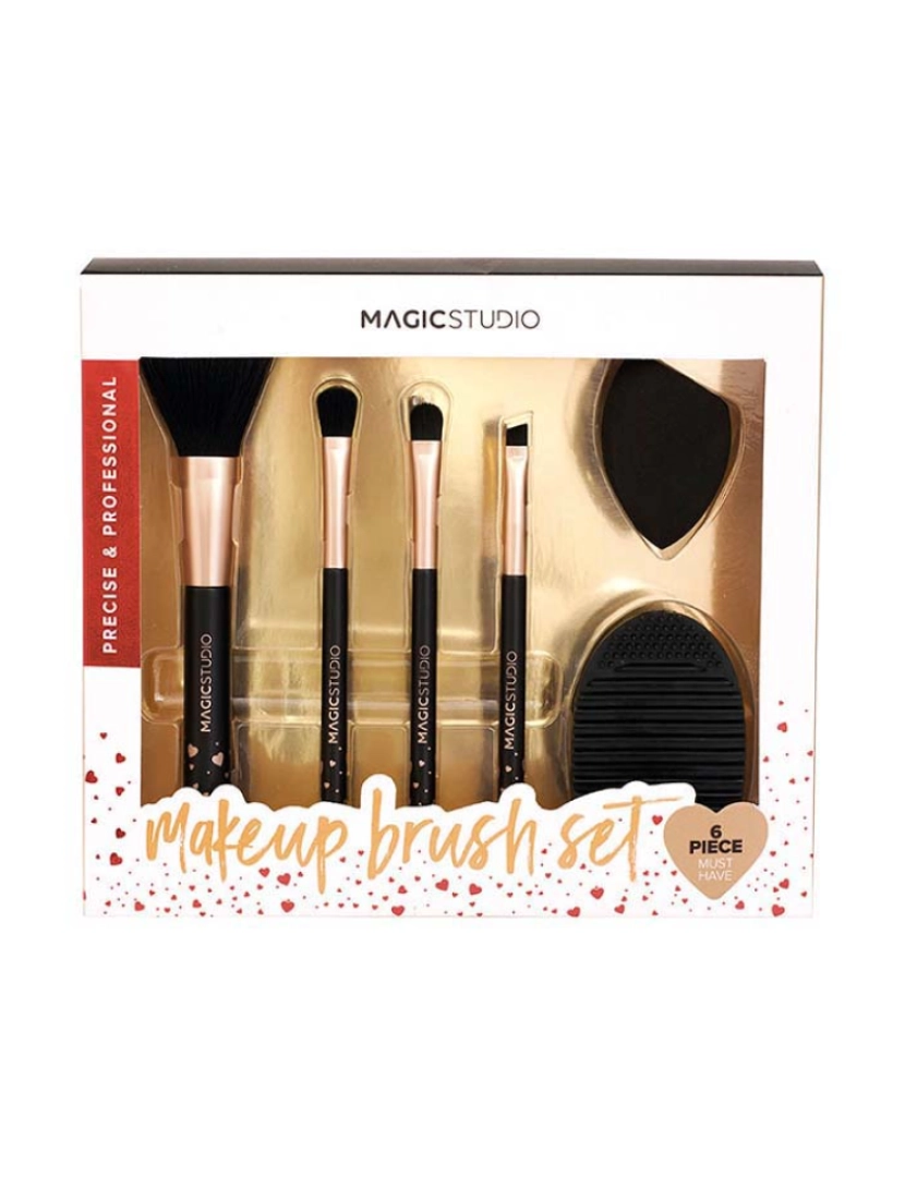 Magic Studio - Coffret Pincéis de Maquilhagem 6 Pz