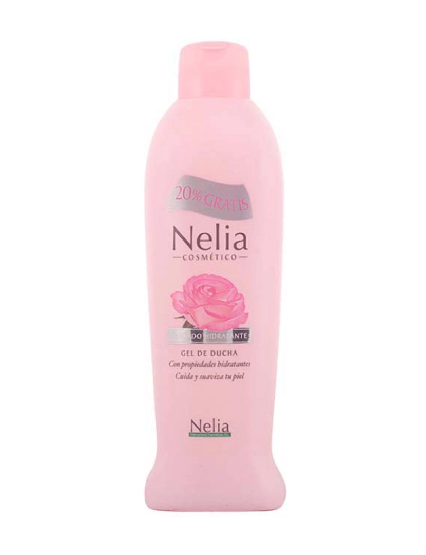 Nelia - Gel de Banho Hidratante Água de Rosas 900Ml