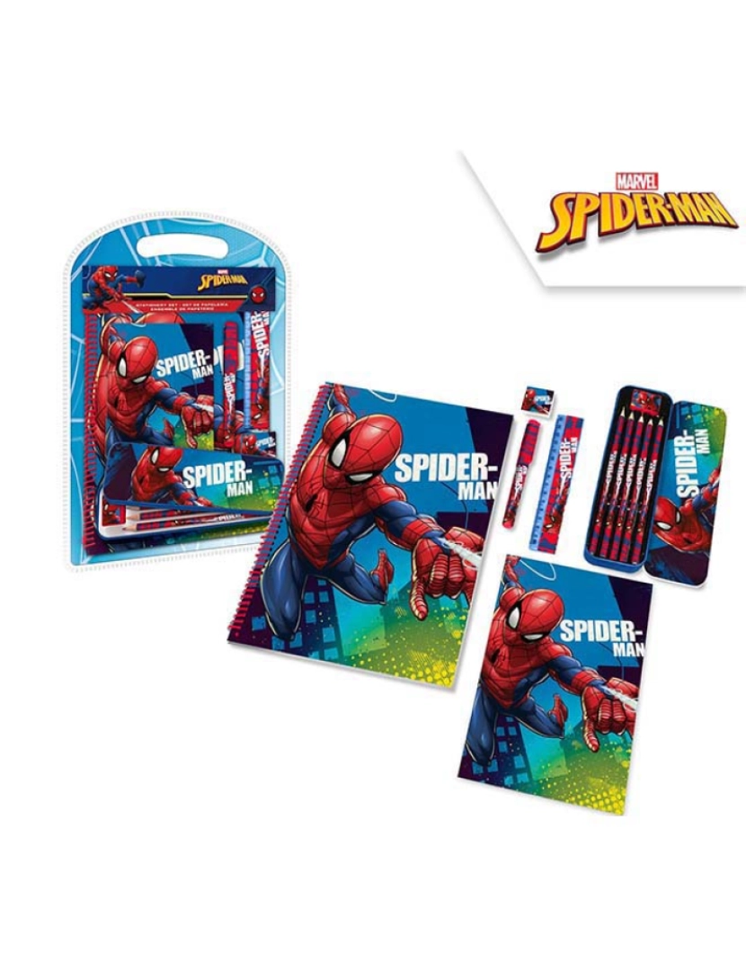 Spiderman - Conjunto Caderno Spiderman 