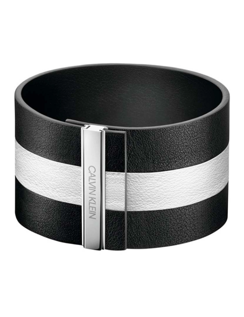 Calvin Klein - Pulseira B-Let Rebel Sst Po Preto/Branco Lea 