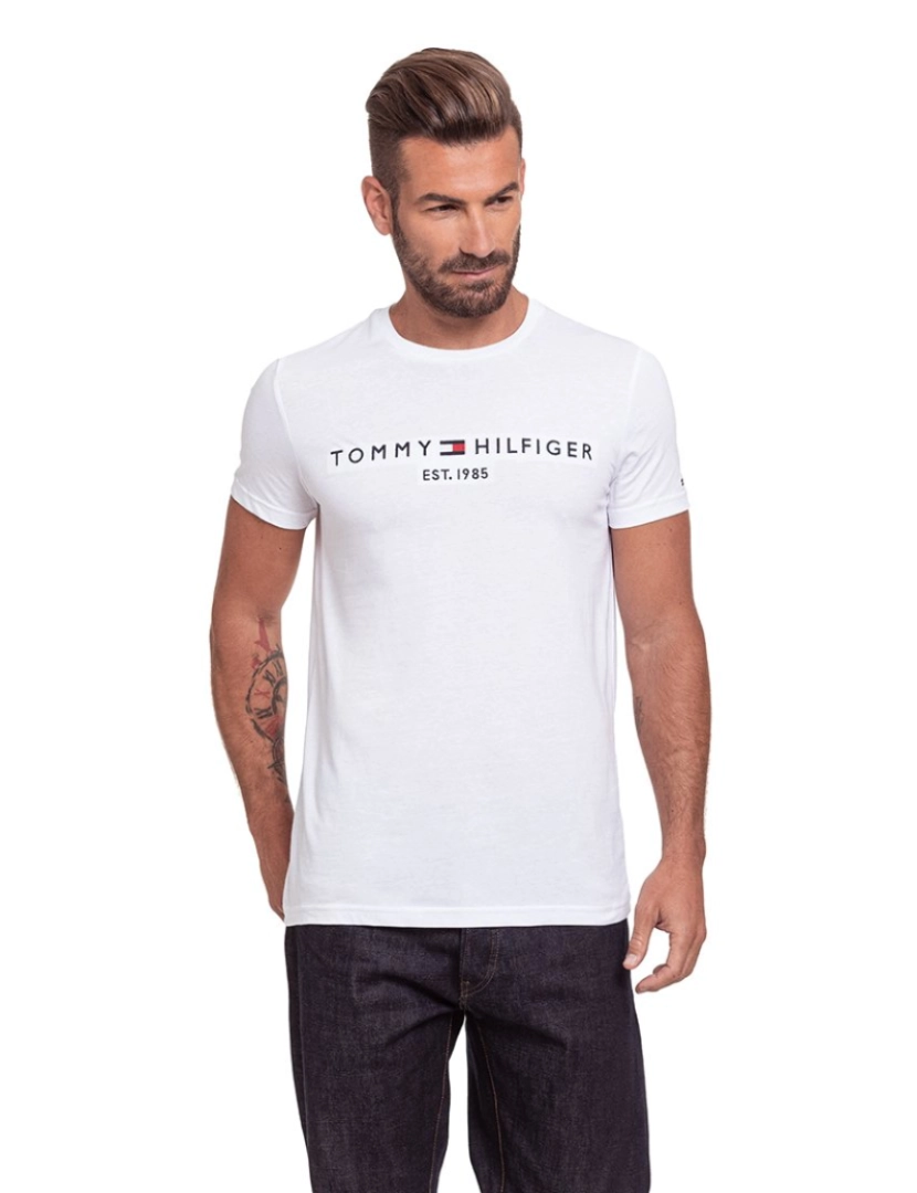 Tommy Hilfiger - T-Shirt Homem Branco