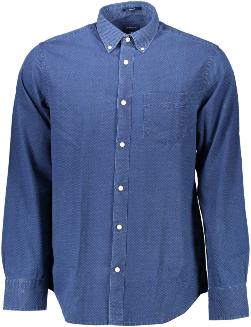 Gant - Camisa M. Comprida Homem Azul