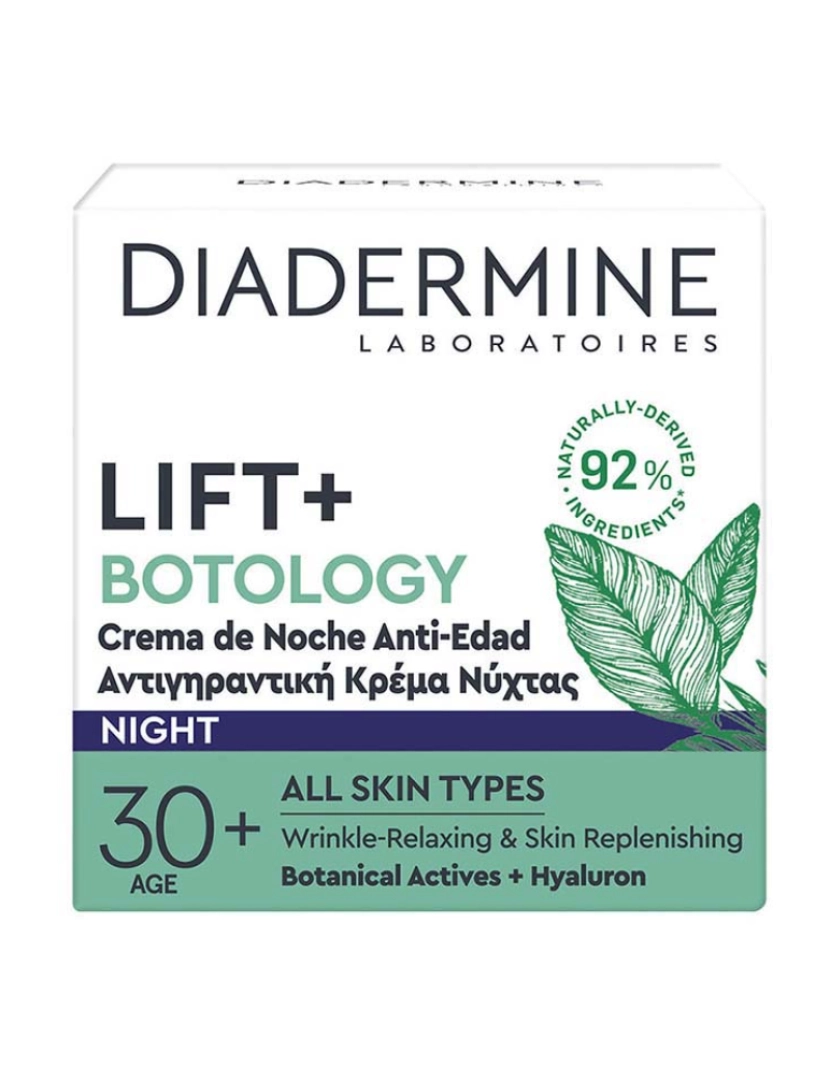 Diadermine - Creme de Noite Anti-Rugas Lift + Botology 50Ml