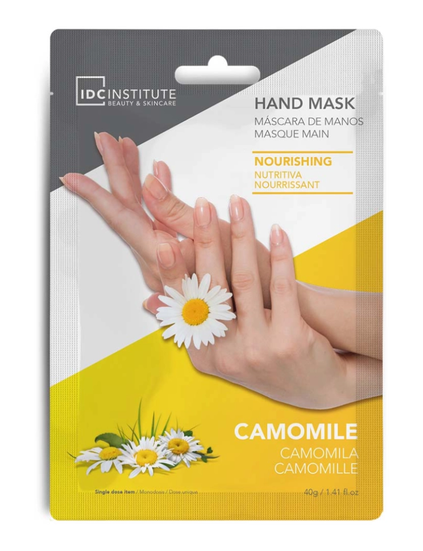 IDC Institute - Máscara de Mãos Nutritivo de Camomila 40Gr