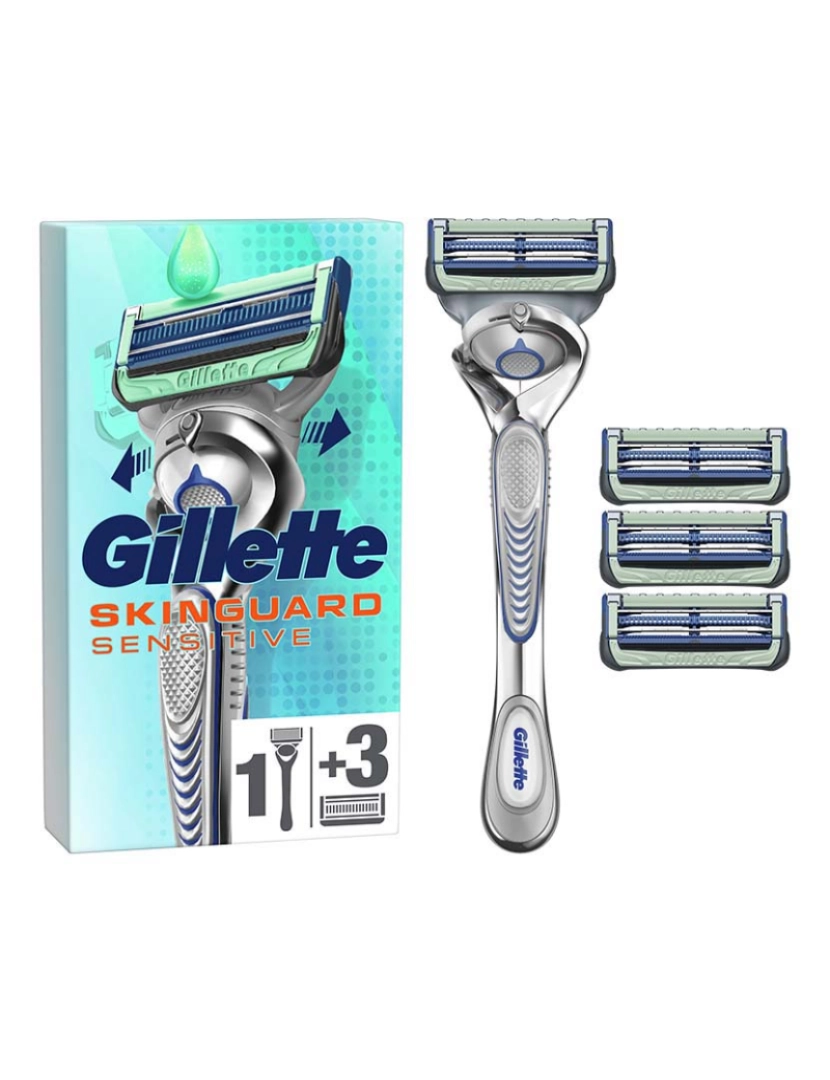 Gillette - Skinguard Cabo + 4 Carregadores