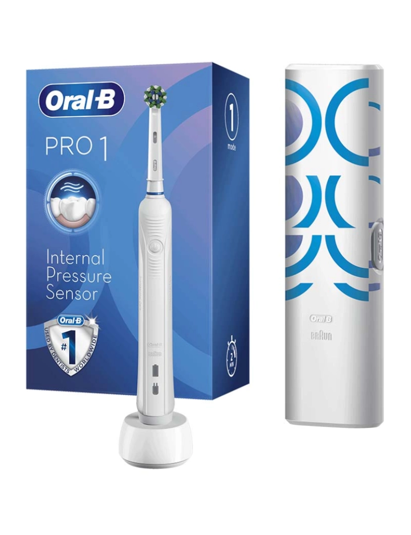 foto 1 de Escova Dentes Elétrica Oral-B Pro 1 750 Branca