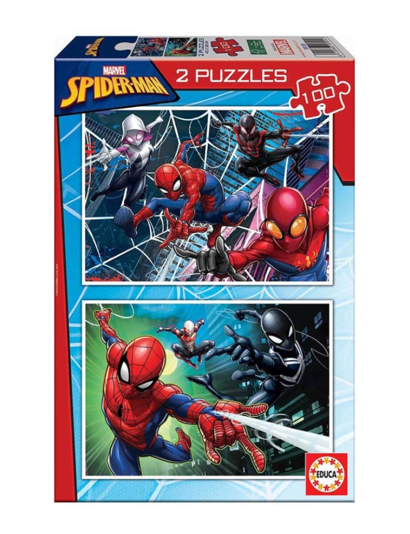 Educa - 2 X 100 SPIDER-MAN 18101