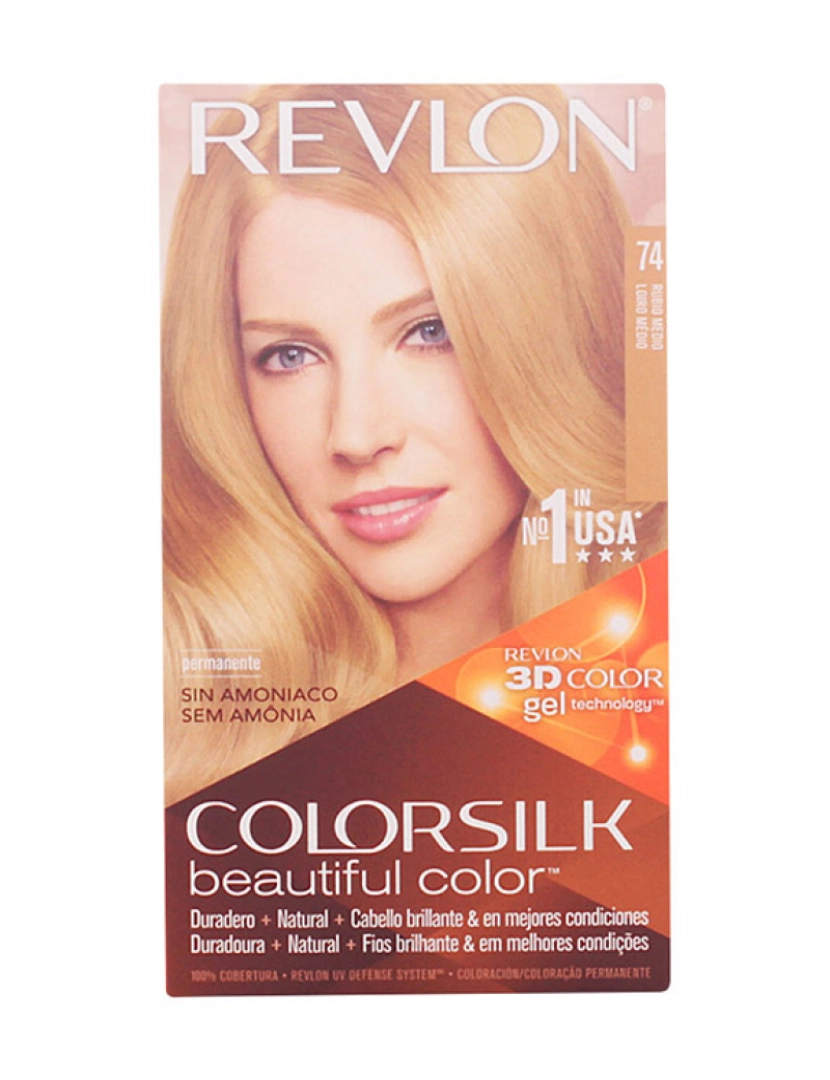 Revlon - Tinta de Cabelo Colorsilk 74-Loiro Medio