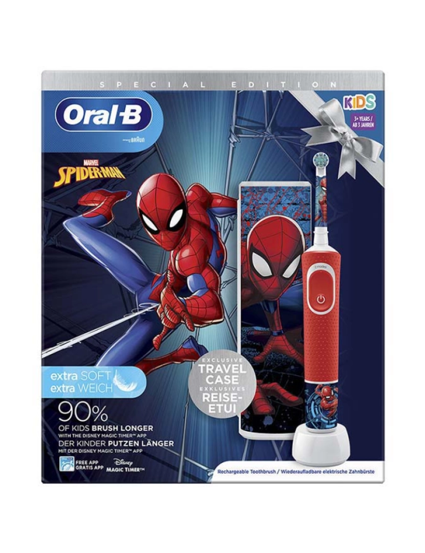 Oral-B - Vitality Pro Infantil Spiderman Cepillo Eléctrico 1 U