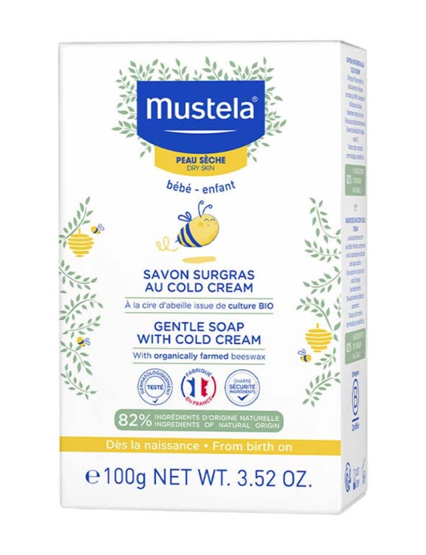 Mustela - Sabonete Suave Cold Creme Nutriprotetor 100 gr
