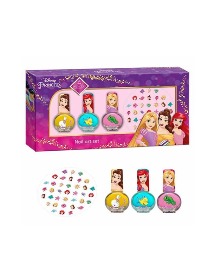 Lorenay - CONJUNTOS DE NAIL ART PRINCESAS LORENAY DISNEY