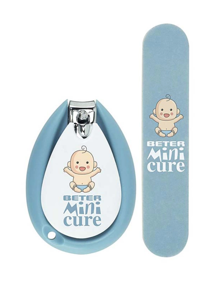 Beter - Coffret Cuidado de Unhas Bebé Mini Cure Azul 2pçs