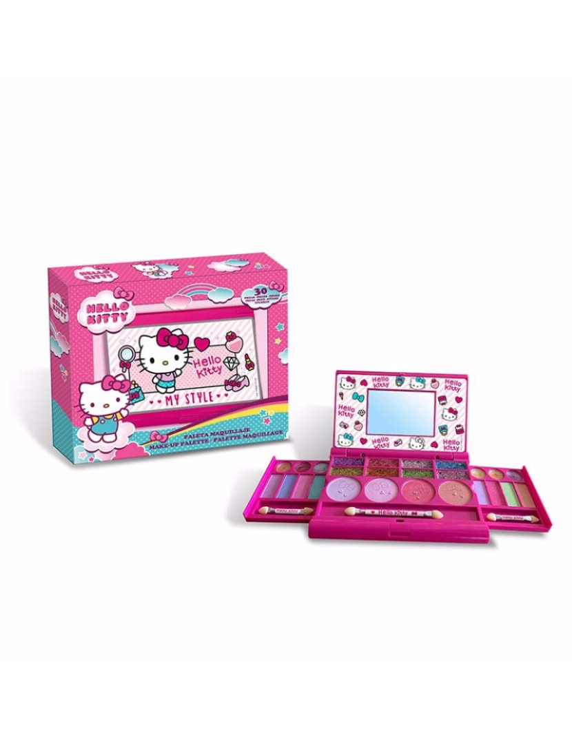 Hello Kitty - Paleta Maquilhagem Lote 30 Pçs 30 Pçs