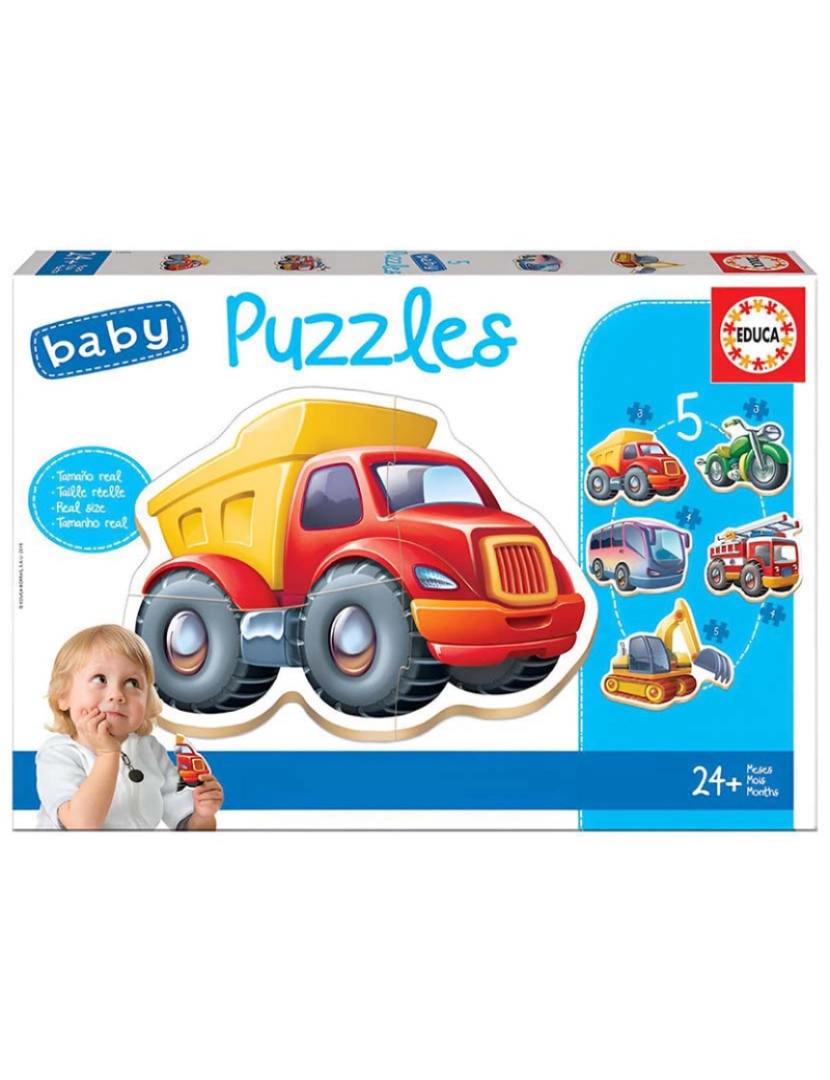 Educa - BABY PUZZLE VEICULOS 14866