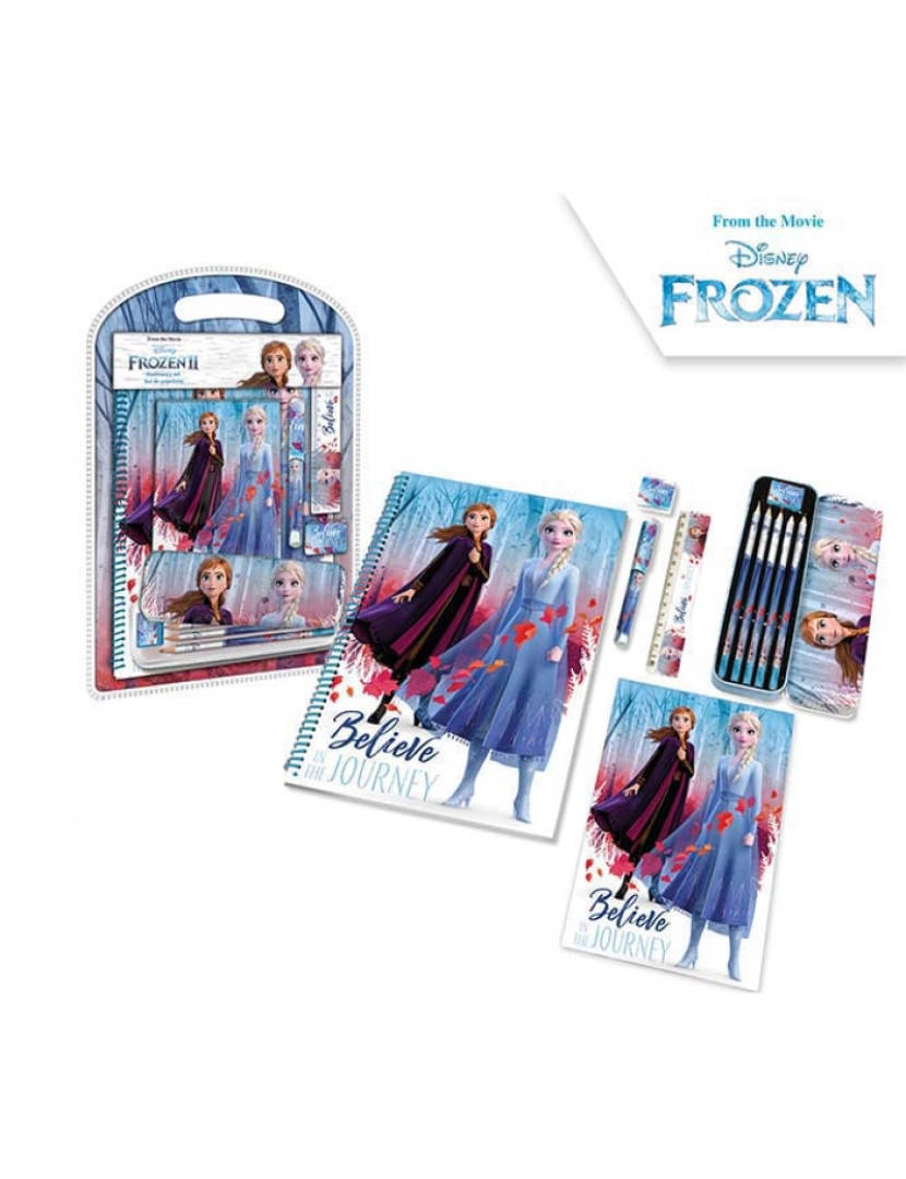 Frozen - Conjunto Caderno Frozen 2