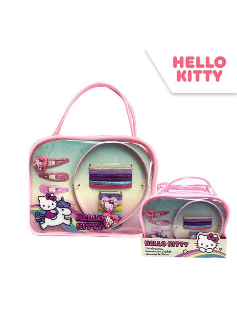Hello Kitty - Bolsa 20 Acessórios Cabelo Hello Kitty