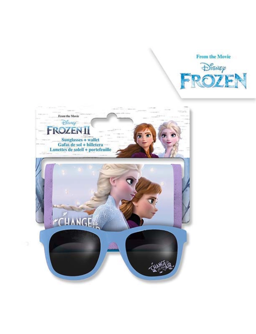 Frozen - Conjunto Óculos De Sol + Carteira Frozen 2