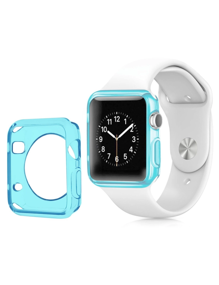 DAM - Capa de Silicone Apple Watch 42mm Azul