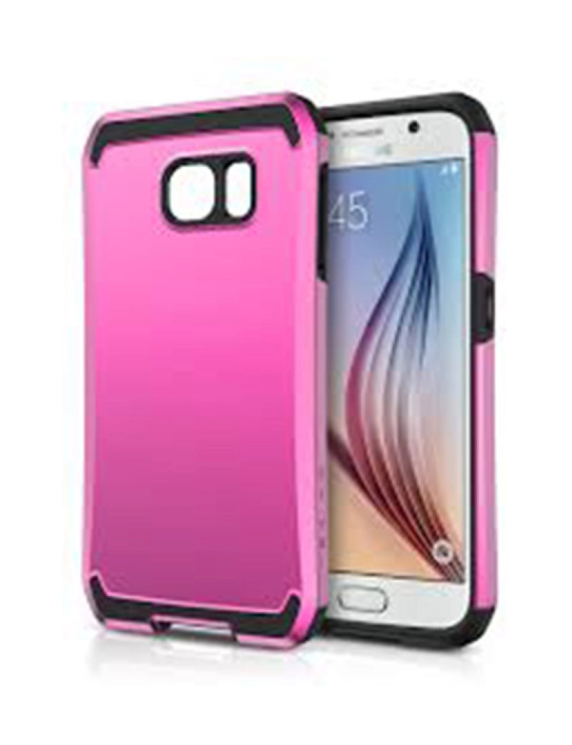 iTSkins - Capa iTSkins para  Samsung Galaxy S6 - Rosa e preta