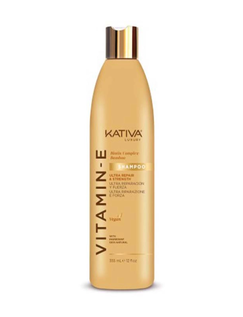Kativa - Vitamin E Biotin Bamboo Shampoo 355 Ml