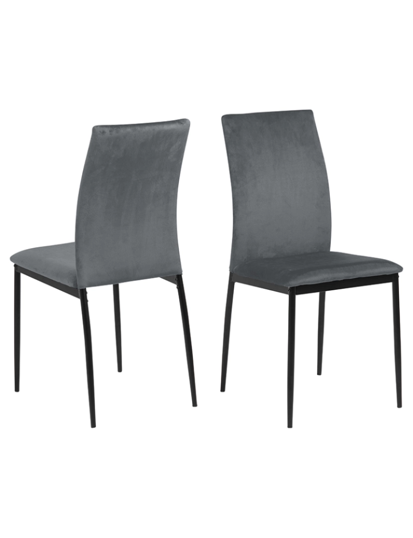 Actona Company - Cadeira Demina cinza escuro
