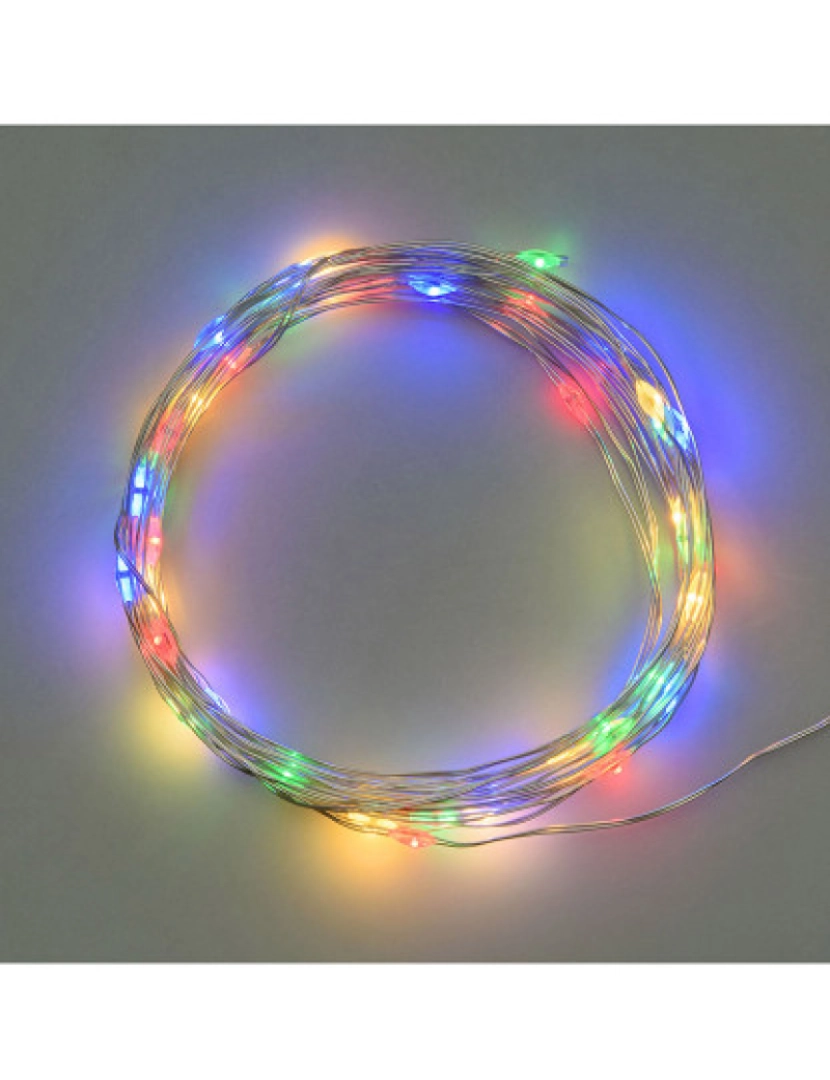 Lotti - Fita de Luzes, 10 Microleds Multicolor 1,5Mm