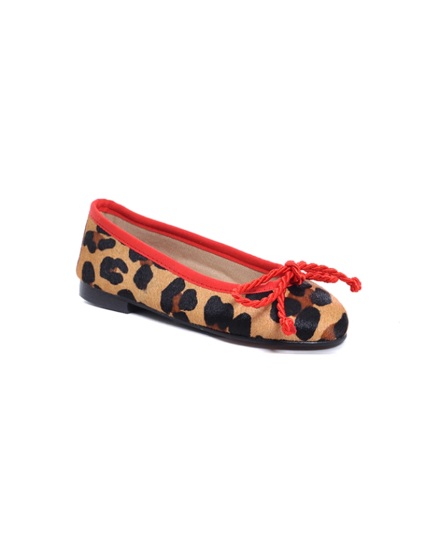 ShoeColours - Sabrinas Kids  Animal Leopardo Vermelho