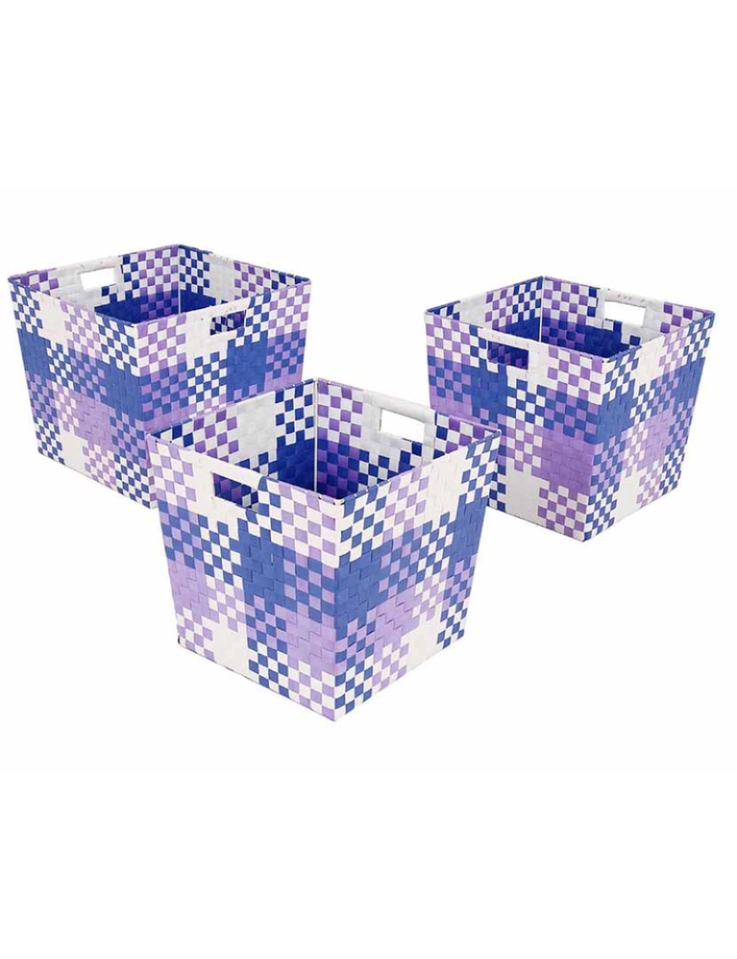 Yes - Set3 Caixas Violet Quadradas M