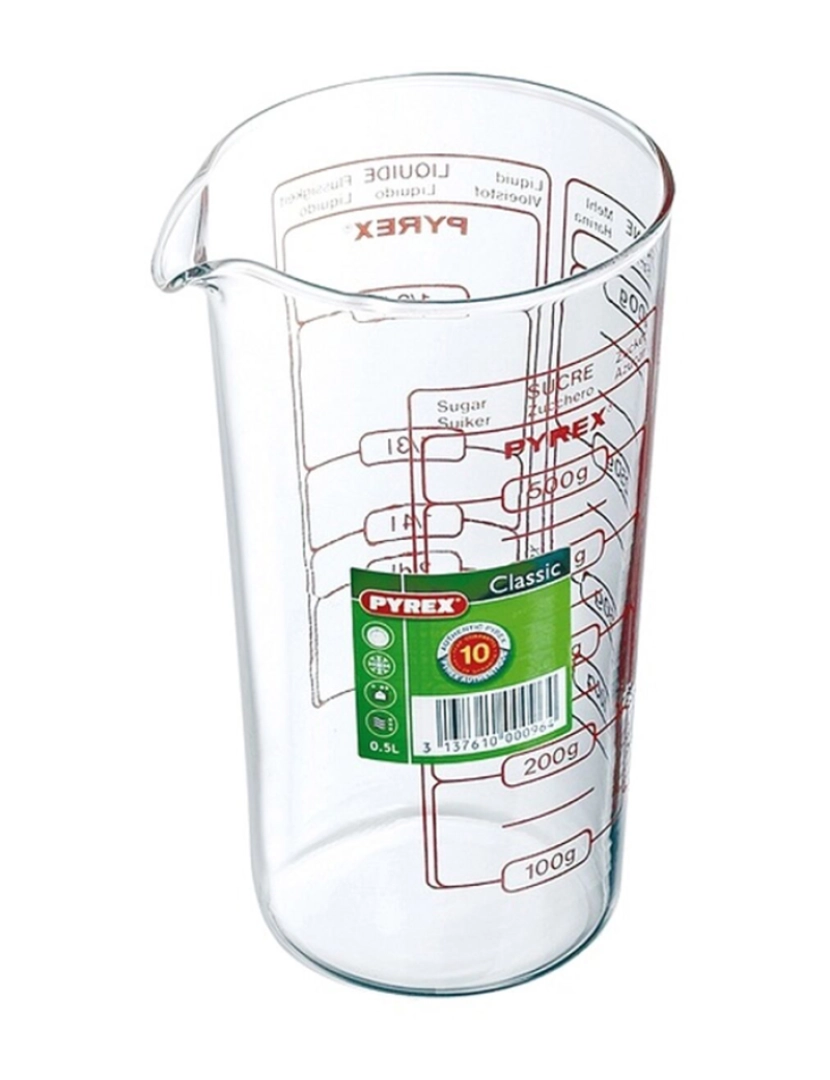 Pyrex - Copo Pyrex Classic Vidrio Transparente Vidro (0,5 L)