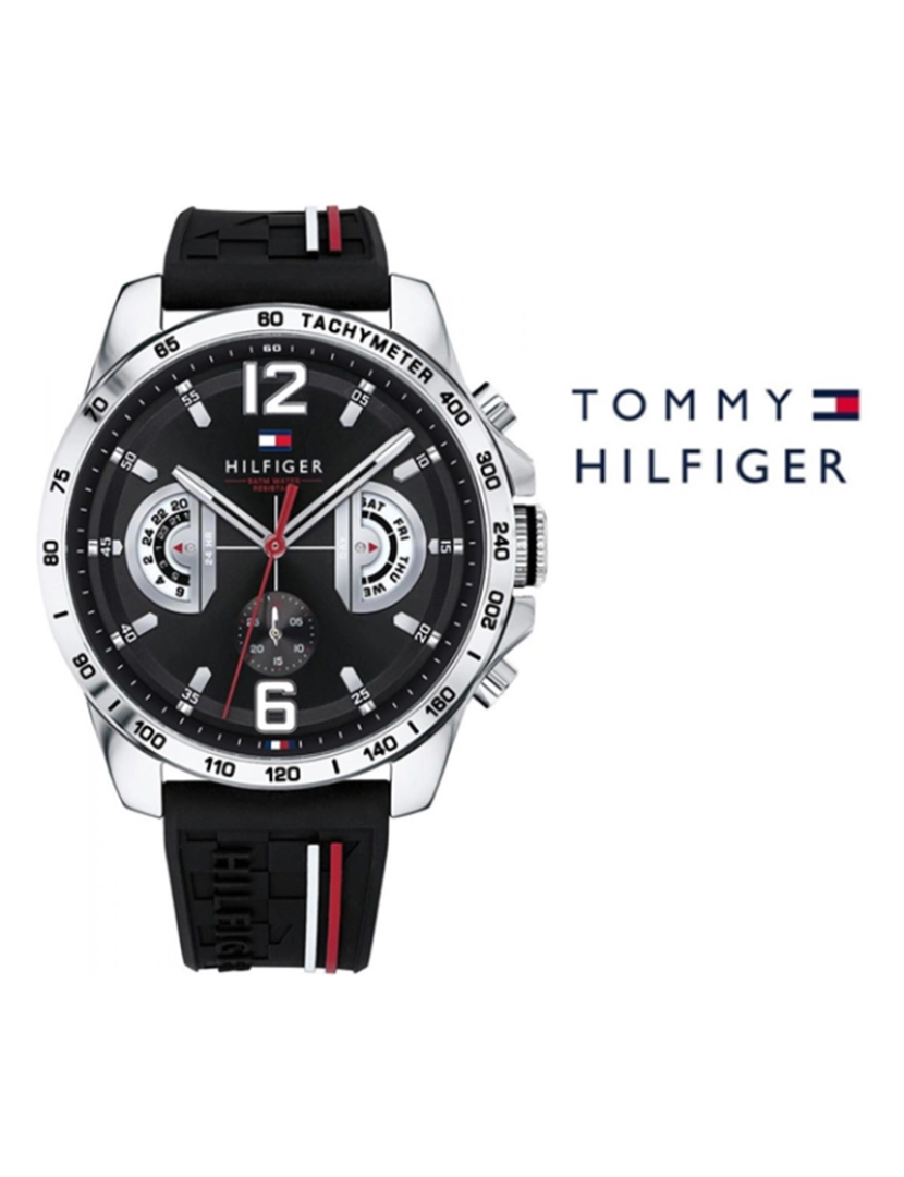 Tommy Hilfiger - Relógio Homem Prateado
