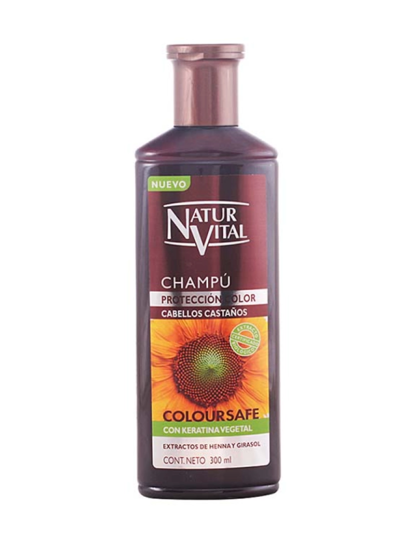 Natur Vital - Champô Color Castanho 300ml 