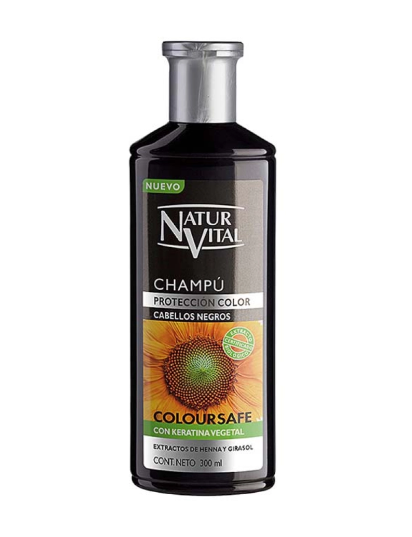 Natur Vital - Champô Color Preto 300ml 