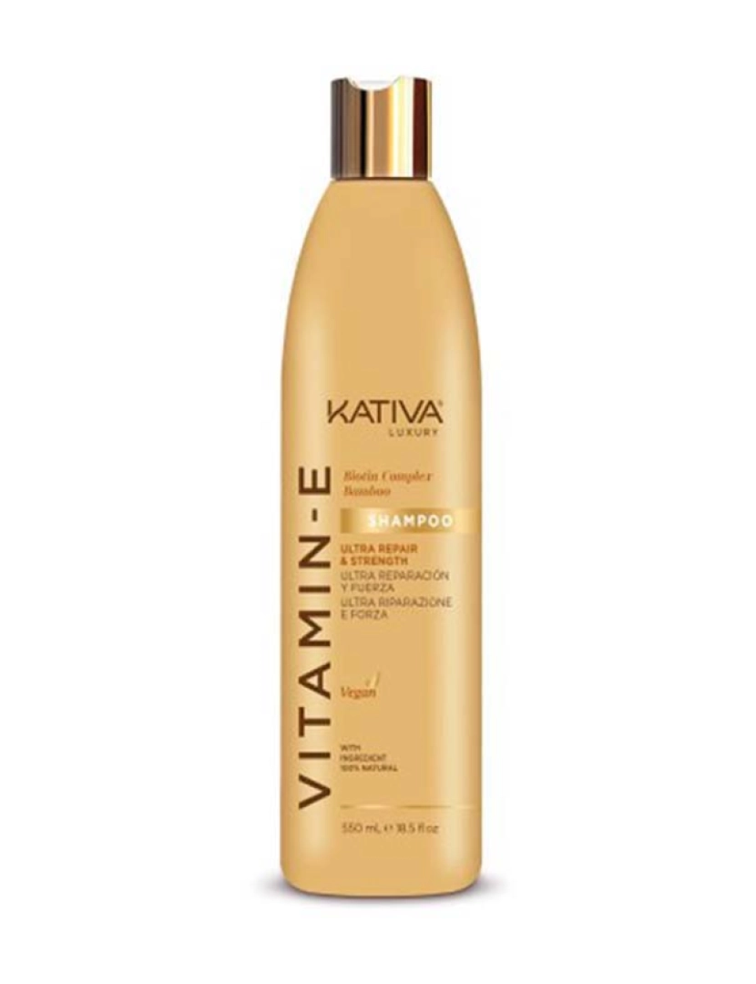 Kativa - Vitamina E Biotina & Shampoo De Bambu Kativa 550 Ml