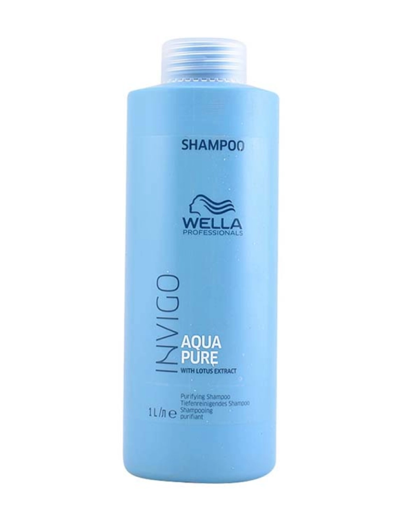Wella - Champô Purificante Invigo Aqua Pure 1000Ml