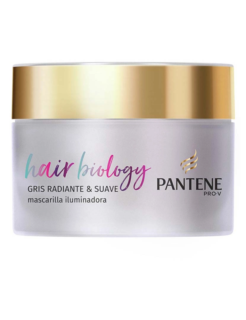 Pantene - Máscara Hair Biology Cinza Radiante 160Ml