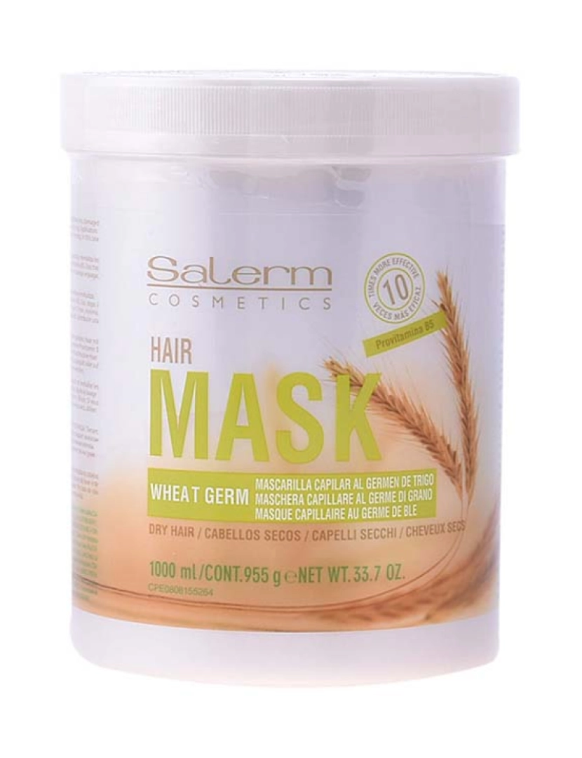 Salerm - Wheat Germ Hair Máscara 1000Ml