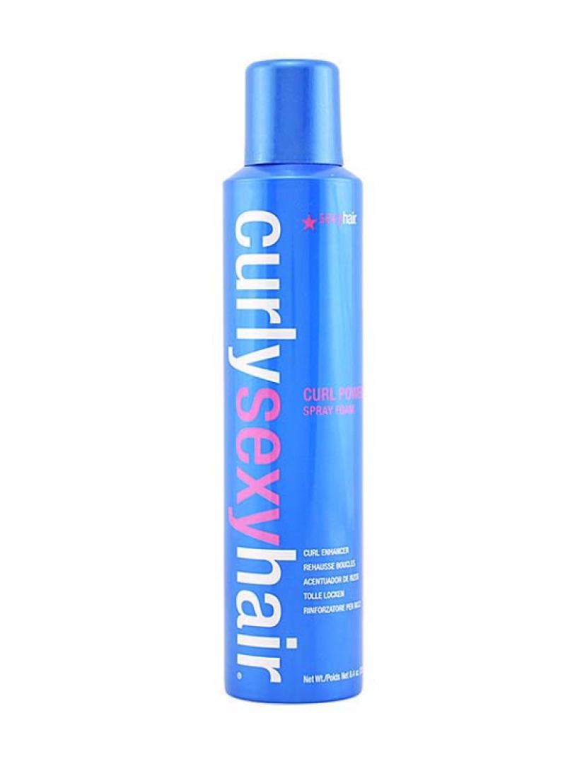 Sexy Hair - Espuma Spray Curl Power Curly Sexyhair 250Ml