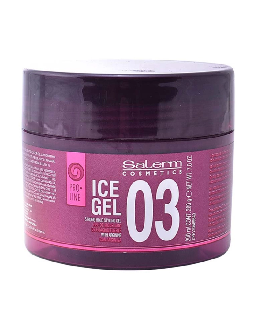 foto 1 de Ice Gel 03 Strong Hold Styling Gel 200 Ml
