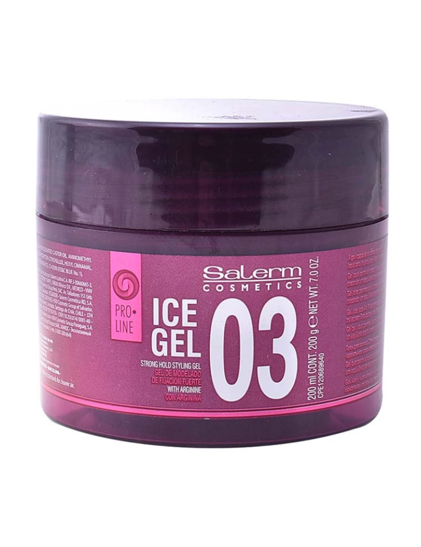 Salerm - Ice Gel 03 Strong Hold Styling Gel 200 Ml