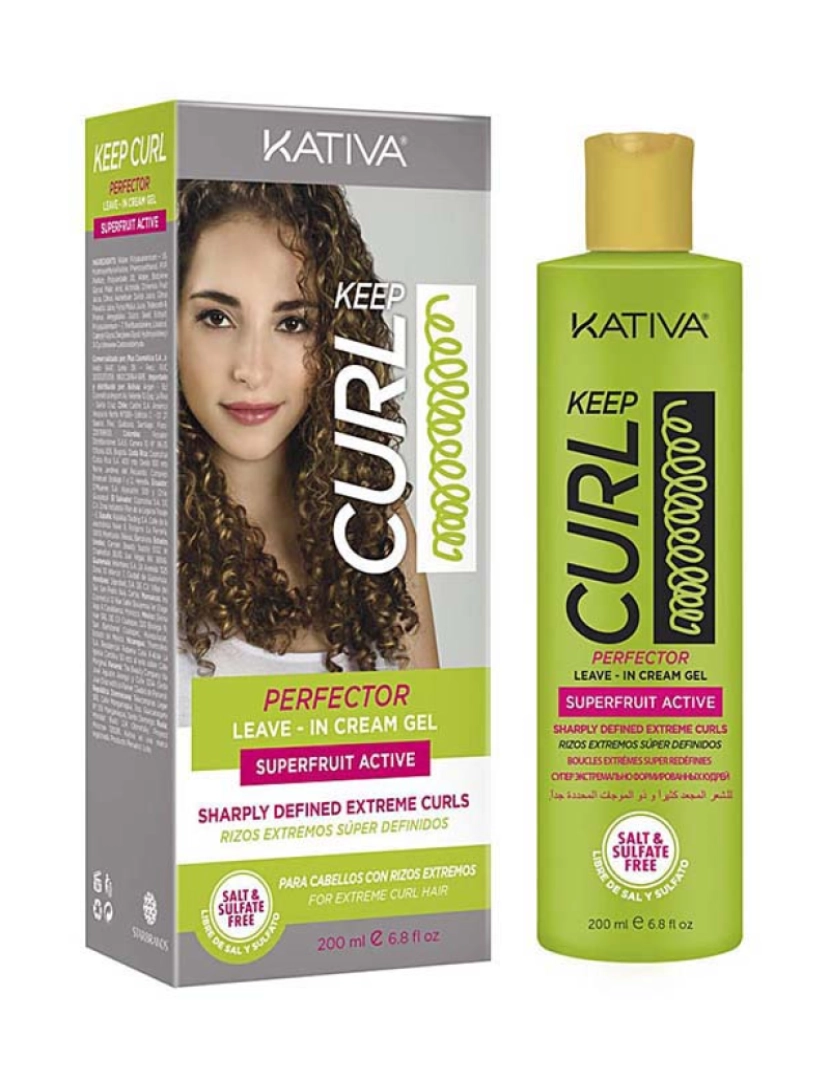 Kativa - Keep Curl Perfector Leave Em Creme 200 Ml