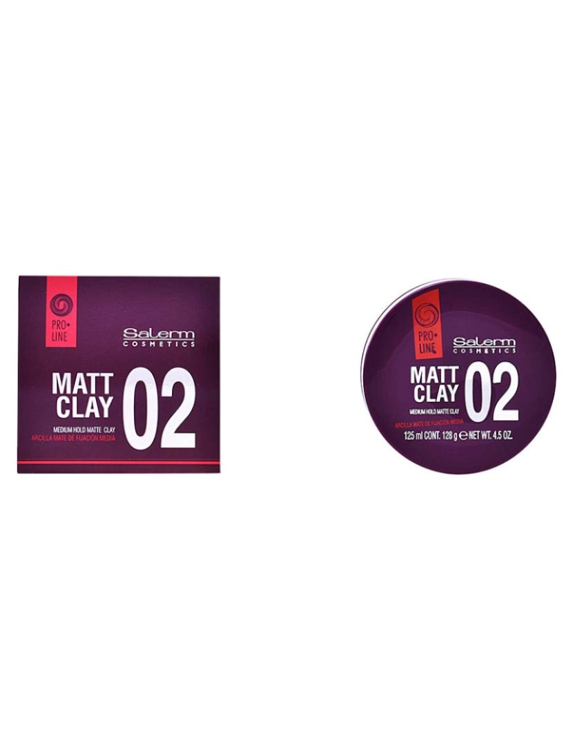 Salerm - Matt Clay Medium Hold Matte Clay 125 Ml