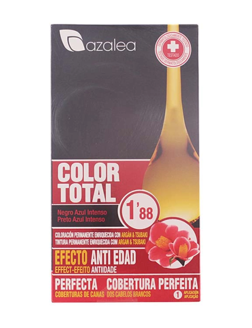 Azalea - Coloração Color Total #1,88-Preto Azul Intenso