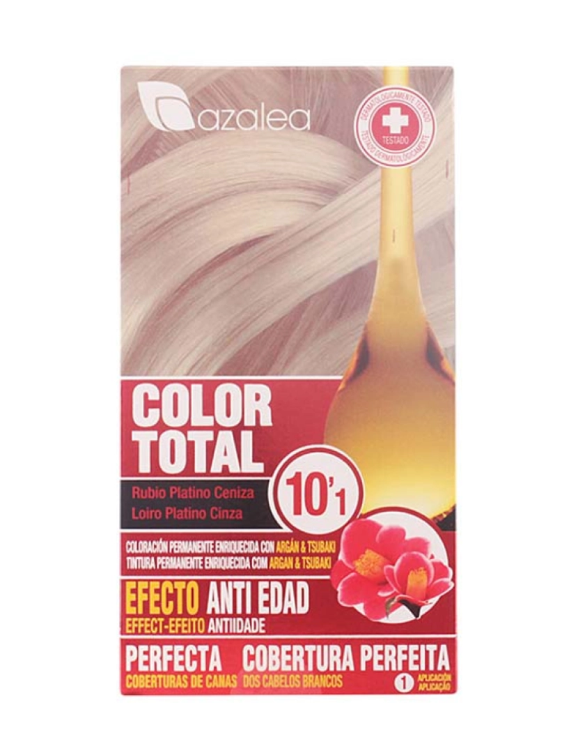 Azalea - Coloração Color Total #10,1-Louro Platinado Cinza