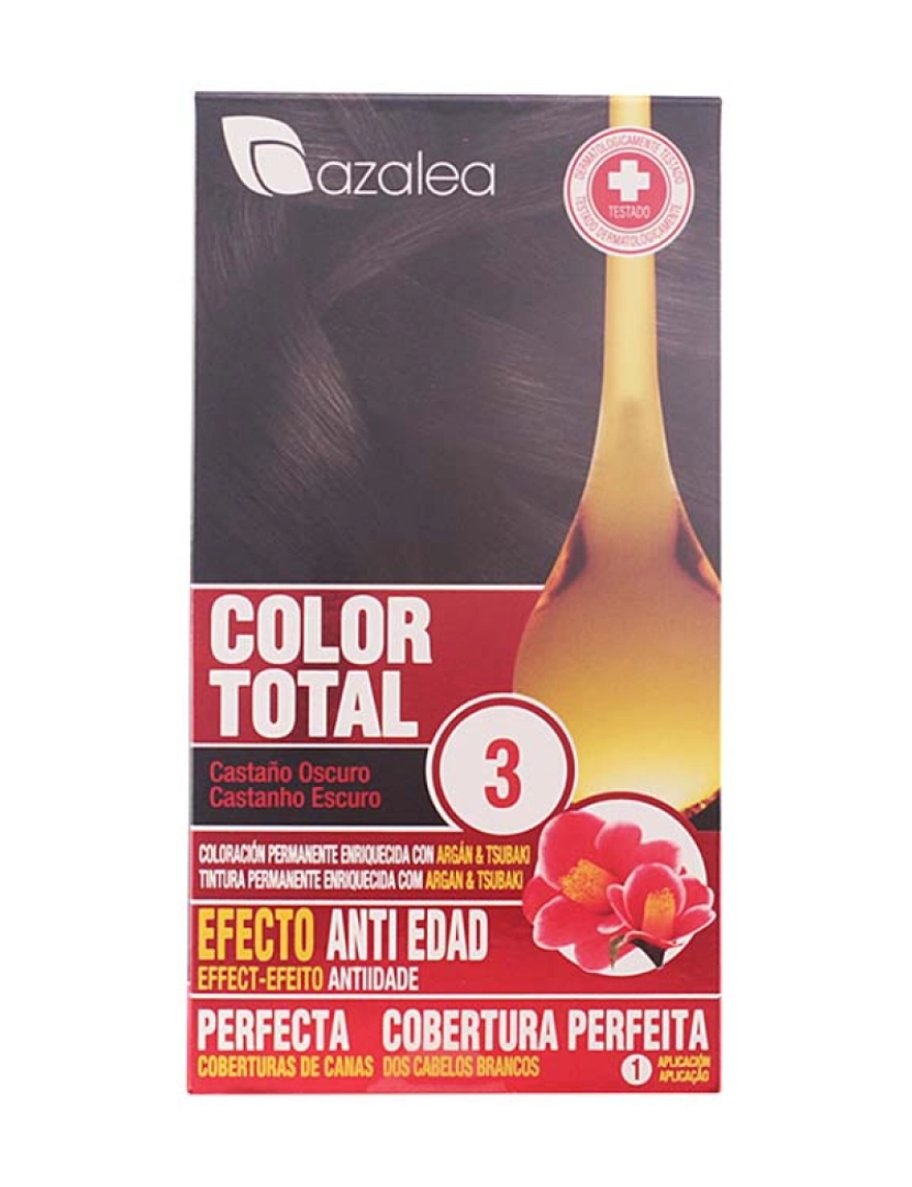 Azalea - Coloração Color Total #3-Castanho Escuro