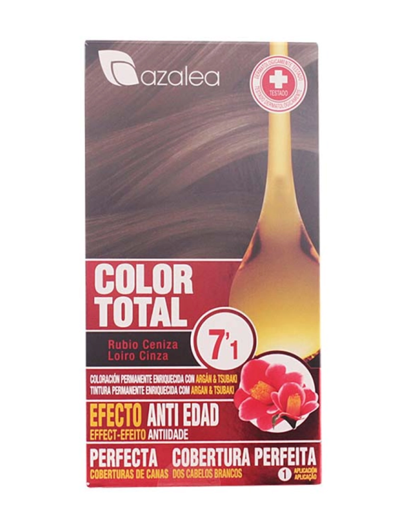 Azalea - Coloração Color Total #7,1-Louro Cinza