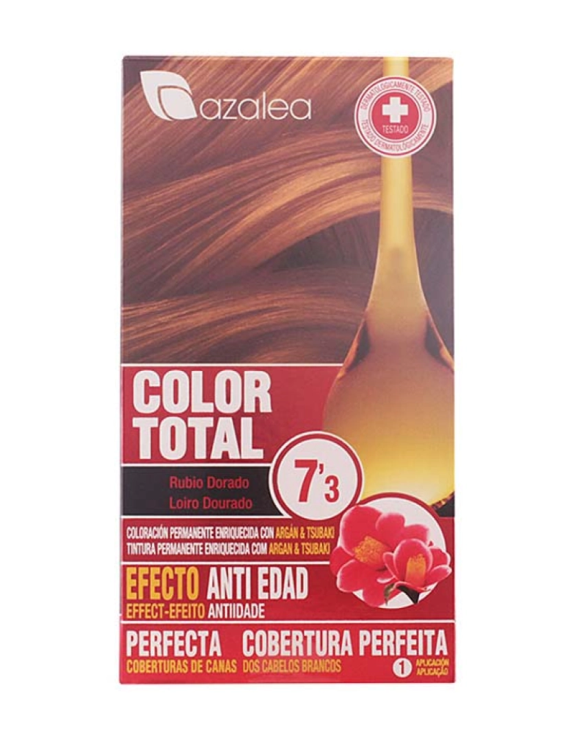 Azalea - Coloração Color Total #7,3-Louro Dorado