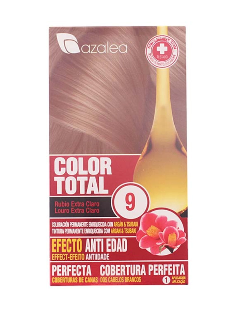 Azalea - Coloração Color Total #9-Louro Extra Claro